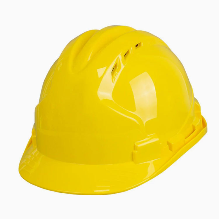 工地安全帽-国标加厚ABS安全帽印字LOGO建筑施工透气劳保头盔批发