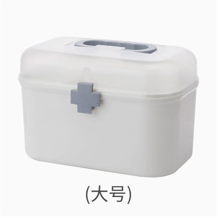 厂家直销跨境塑料医药箱批发便携式家庭塑料医药箱批发大号